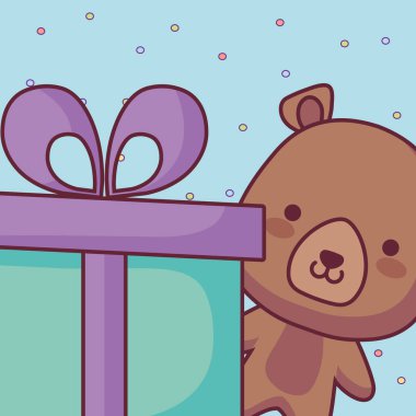 şirin ve küçük ayı giftbox ile