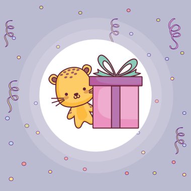 hediye ile şirin ve küçük kaplan