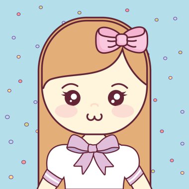 şirin ve küçük kız karakter