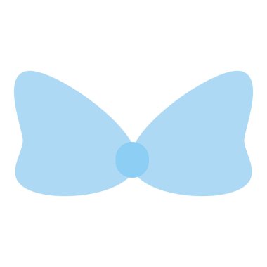 sevimli bowntie izole simgesi