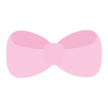 sevimli bowntie izole simgesi