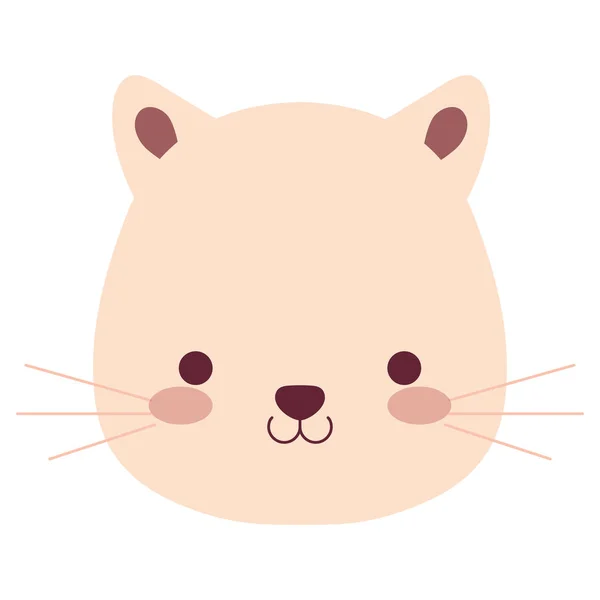 Mignon et petit chat personnage — Image vectorielle