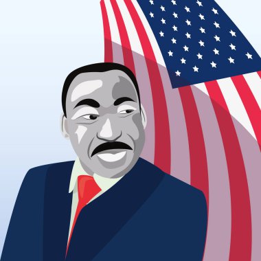 Martin luther king jr portre