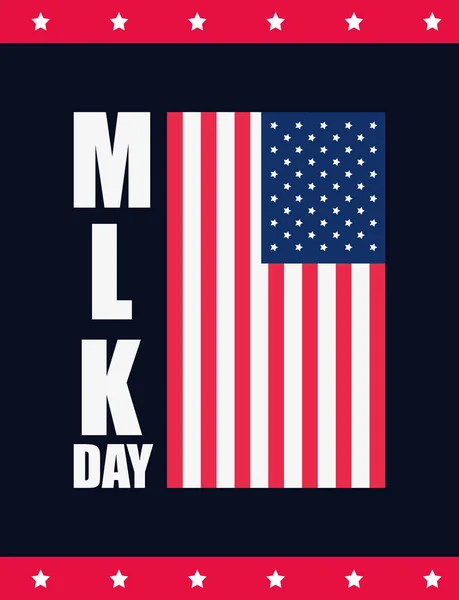 Martin Luther King JR Day — Vetor de Stock