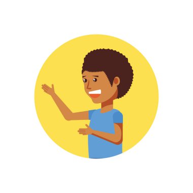genç adam avatar karakter