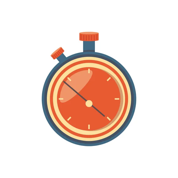 Chronometer timer isolated icon — Stock Vector