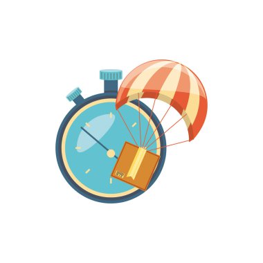 paraşüt kutusu teslim hizmeti ile uçan