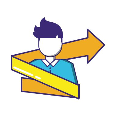 istatistik ok ile zarif işadamı