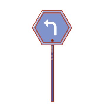 trafik işareti oklu