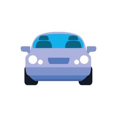 Araba sedan simge vektör illüstrasyon izole