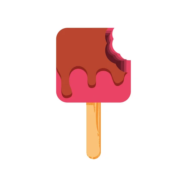 Lahodná zmrzlina v stick — Stockový vektor