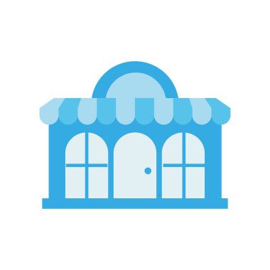 dondurma deposu cephesi şemsiye ile