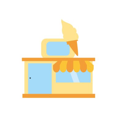 Dondurma mağaza cephe