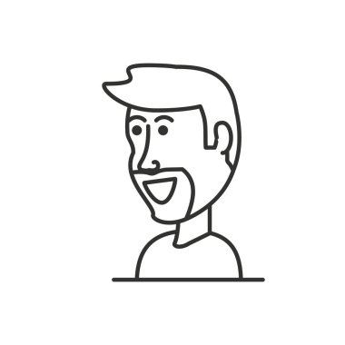 sakal avatar karakter olan adam