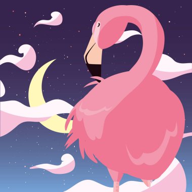 Gecenin flamingo kuşu