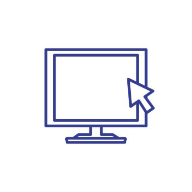 bilgisayar monitörü işaretçi oklu