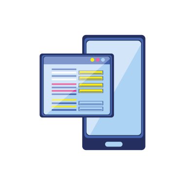 web sayfası ile Smartphone aygıtı