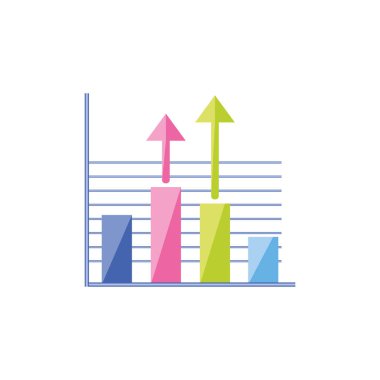 Bar ve okları infographics