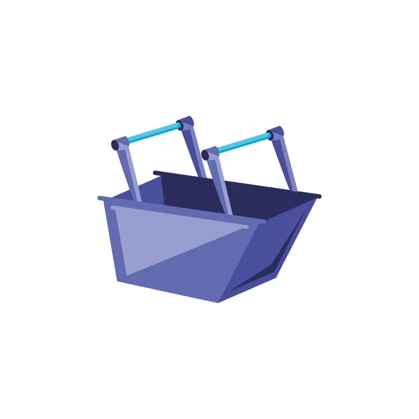 Izolované ikona nákupního košíku — Stockový vektor