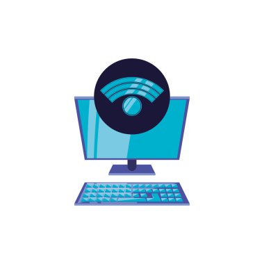 wifi sinyal ile masaüstü bilgisayar