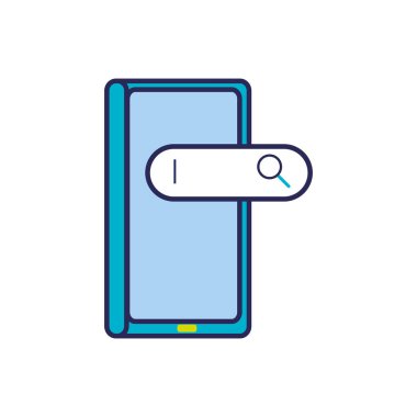 tarayıcı bar ile Smartphone aygıtı