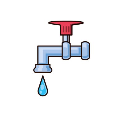 su dokunun izole simgesi