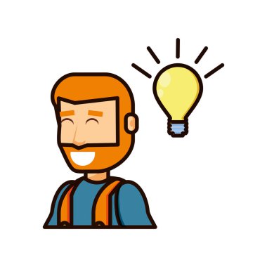 Ampullü genç adam.