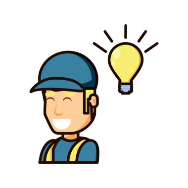 Ampullü genç adam.