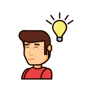 Ampullü genç adam.