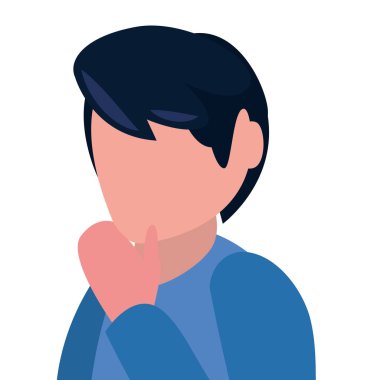 iş adamı düşünme poz