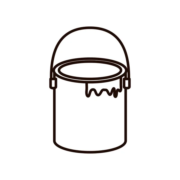 油漆罐孤立的图标 — 图库矢量图片