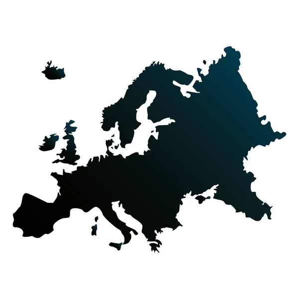 Europen union carte — Image vectorielle