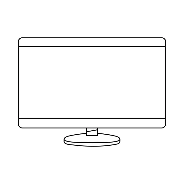 Συσκευή οθόνης υπολογιστή — Διανυσματικό Αρχείο
