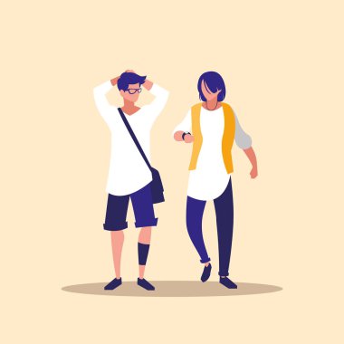 erkeksi profesyonel çift karakter modelleri