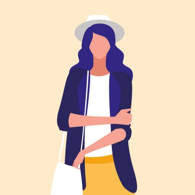 kadın profesyonel model karakter