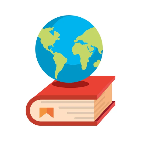 world book online education school vector illustration