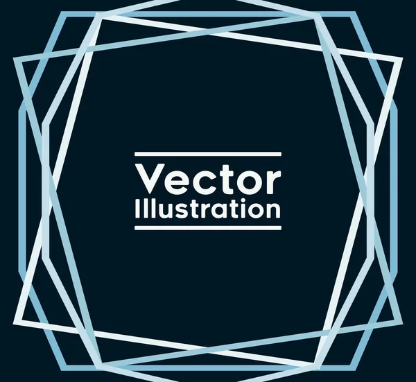 Tarjeta de visita con líneas y cifras — Vector de stock