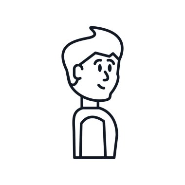 genç adam avatar karakter