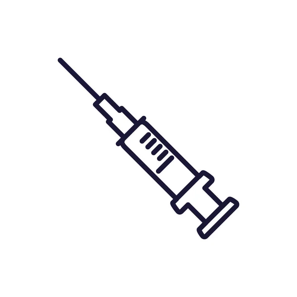 Ikone der medizinischen Injektion — Stockvektor