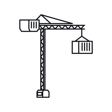 teslimat hizmeti vinç simgelerini