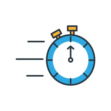Chronometre Zamanlayıcı izole simgesi