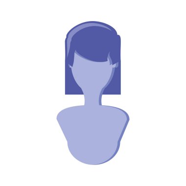 siluet kadın avatar karakter