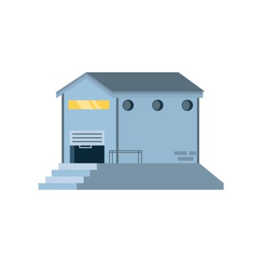 Ambar Binası izole simgesi