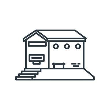 Ambar Binası izole simgesi