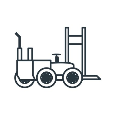 teslimat servisi forklift simgesini