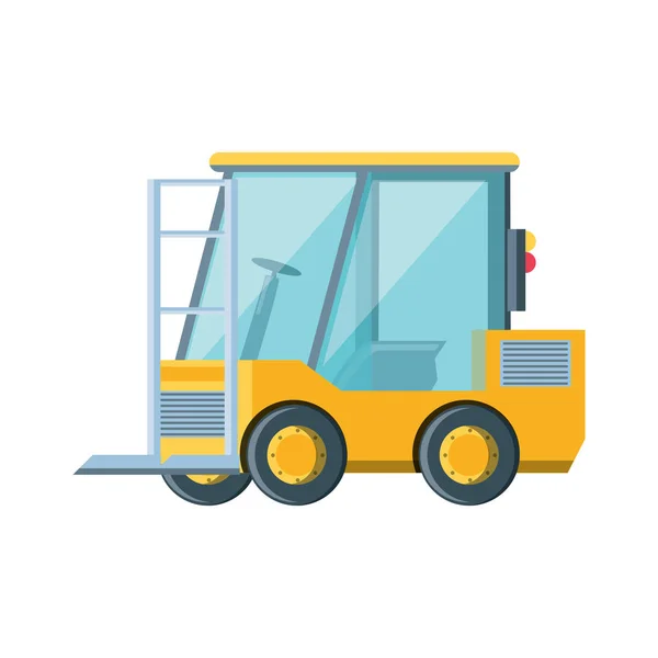 Service de livraison icône de chariot élévateur — Image vectorielle