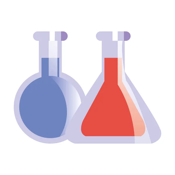 Fläschchen für wissenschaftliche Labors — Stockvektor