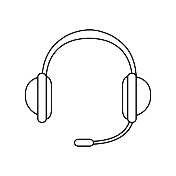 Kulaklık mikrofon Aksesuar — Stok Vektör