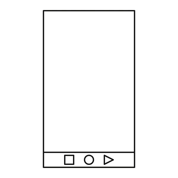 Tecnologia dispositivo de celular —  Vetores de Stock