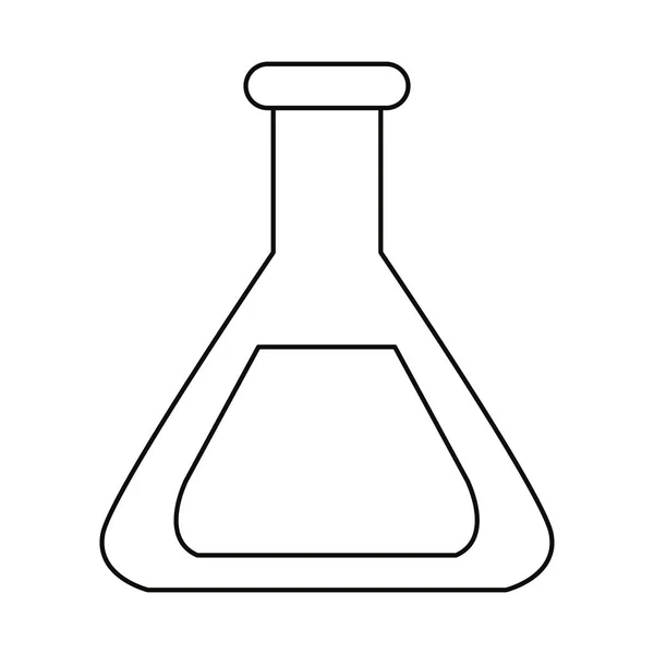 Science laboratory test tube — Stock Vector